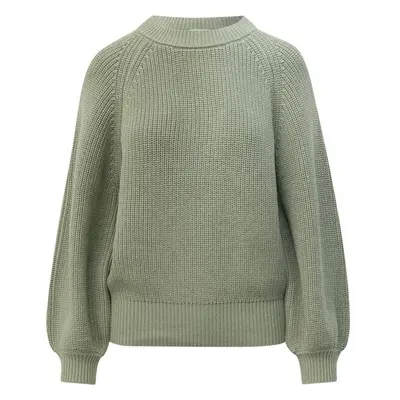 s.Oliver RL KNITTED PULLOVER Dámský svetr, zelená, velikost