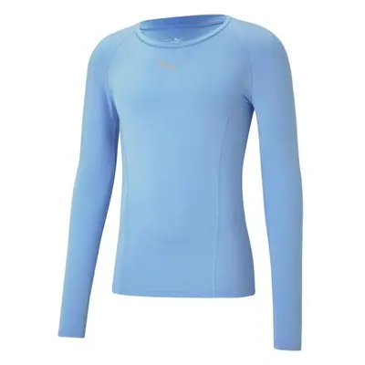 Puma LIGA BASELAYER LONG SLEEVE TEE Pánské funkční triko, světle modrá, velikost