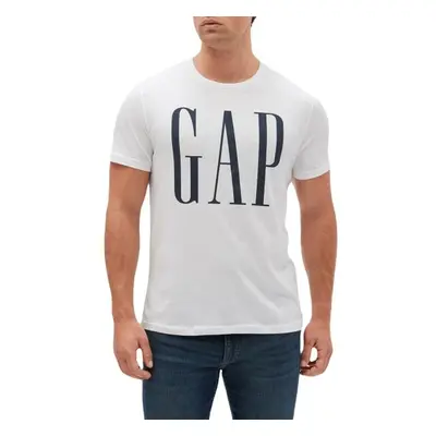 GAP CORP LOGO Pánské tričko, bílá, velikost