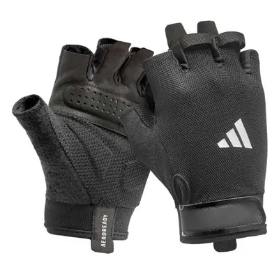 adidas ESSENTIAL TRAINING GLOVES Pánské fitness rukavice, černá, velikost