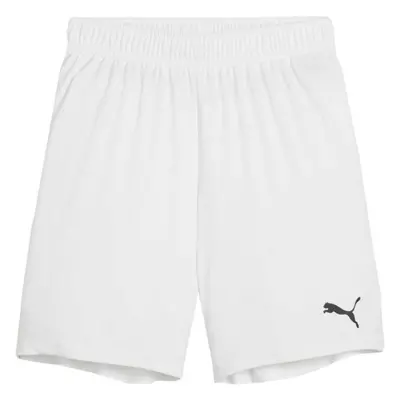 Puma TEAMGOAL SHORTS JR Dětské fotbalové šortky, bílá, velikost