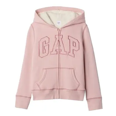 GAP V-COZY LOGO Dívčí mikina, růžová, velikost