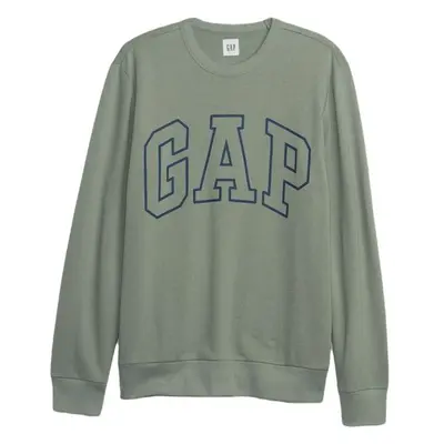 GAP FLEECE Pánská mikina, zelená, velikost