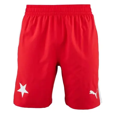 Puma SKS SHORTS CB PROMO Pánské fotbalové šortky, červená, velikost