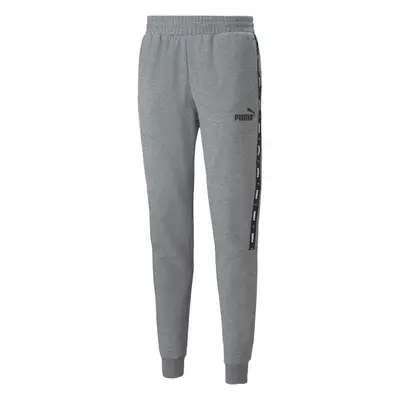 Puma ESSENTIALS+ TAPE SWEATPANTS FL CL Pánské tepláky, šedá, velikost