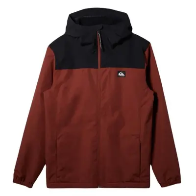 Quiksilver OVERCAST 3K WARM JACKET Pánská bunda, vínová, velikost