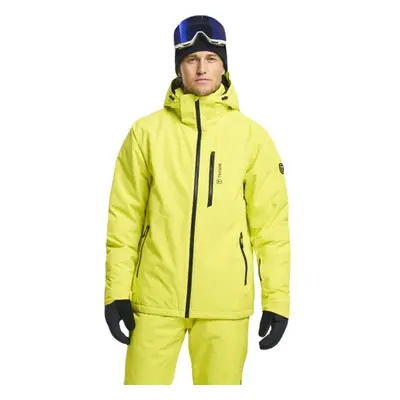 TENSON BRENDON SKI JACKET Pánská lyžařská bunda, reflexní neon, velikost