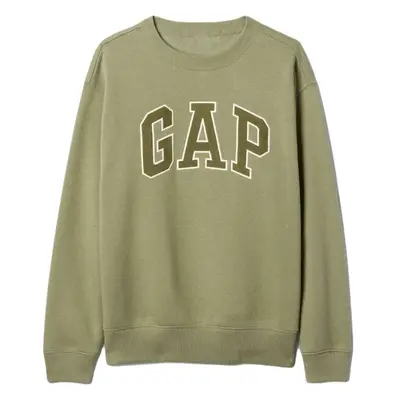 GAP HERITAGE CREW Dámská mikina, khaki, velikost