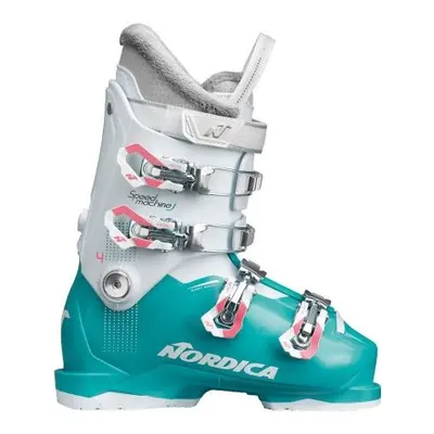 Nordica SPEEDMACHINE J GIRL Dětské sjezdové boty, bílá, velikost