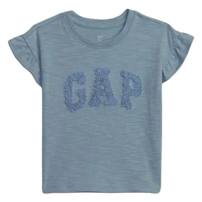 GAP LOGO RUFFLE Dívčí tričko, modrá, velikost