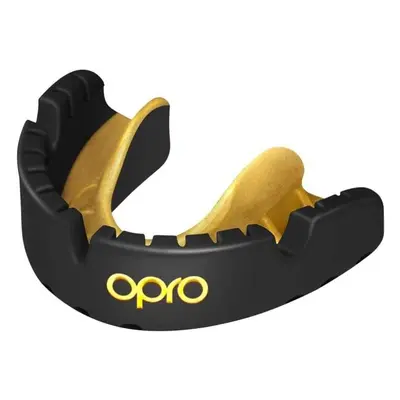 Opro GOLD BRACES Chránič zubů pro uživatele fixních rovnátek, černá, velikost