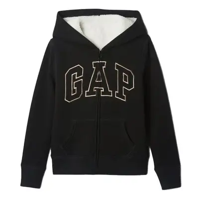 GAP V-COZY LOGO Dívčí mikina, černá, velikost