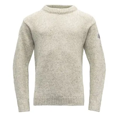 Devold NANSEN WOOL SWEATER Pánský svetr, béžová, velikost