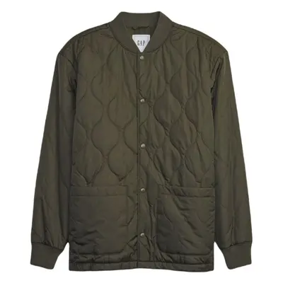 GAP V-QUILTED Pánská bunda, khaki, velikost