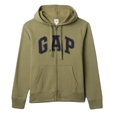 GAP V-HERITAGE LOGO FZ SNL Pánská mikina, khaki, velikost