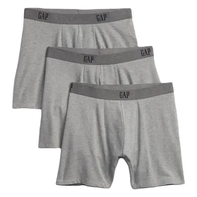 GAP V-3PK BASIC Pánské boxerky, šedá, velikost