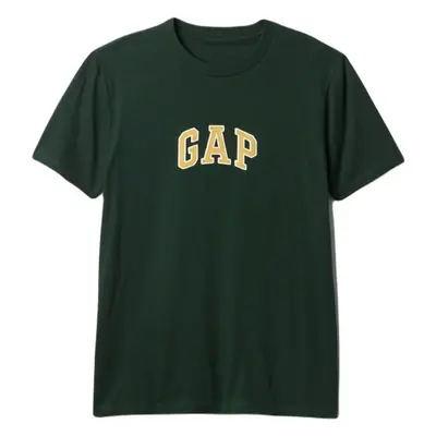 GAP LOGO Pánské tričko, tmavě zelená, velikost