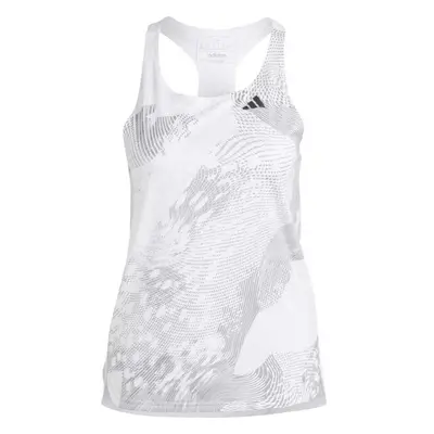 adidas ADIZERO TANK TOP Dámské běžecké tílko, bílá, velikost