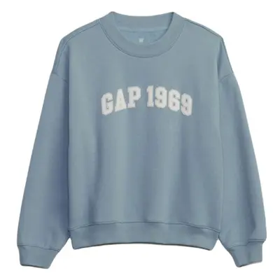 GAP FASHION LOGO Dětská mikina, světle modrá, velikost