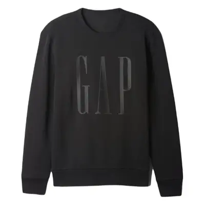 GAP FLEECE Pánská mikina, černá, velikost