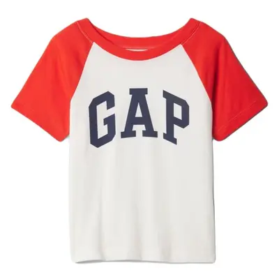 GAP LOGO RAGLAN Dětské tričko, bílá, velikost