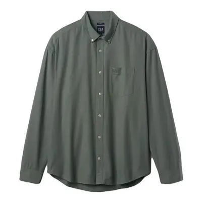 GAP OXFORD Pánská košile, khaki, velikost