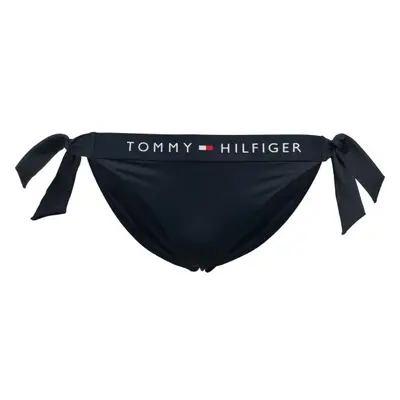 Tommy Hilfiger TH ORIGINAL-SIDE TIE CHEEKY BIKINI Dámský spodní díl plavek, tmavě modrá, velikos