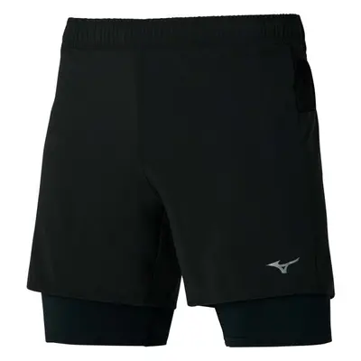 Mizuno ER 5.5 2IN1 SHORT Pánské sportovní šortky, černá, velikost