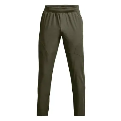 Under Armour UNSTOPPABLE TAPERED PANTS Pánské tepláky, khaki, velikost