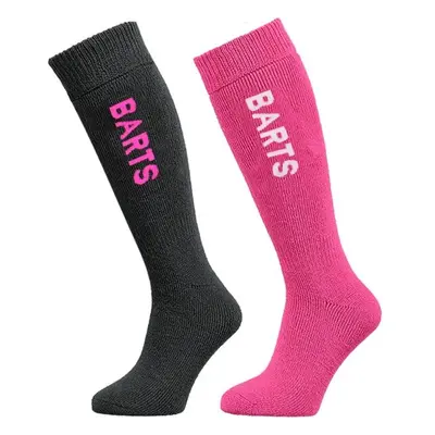 BARTS BASIC SOCK PACK KIDS páry dětských ponožek na lyže, růžová, velikost