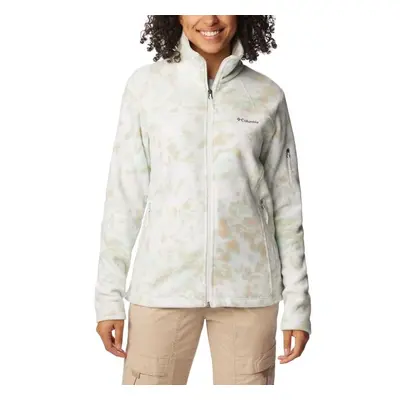 Columbia FAST TREK PRINTED JACKET Dámská mikina, bílá, velikost