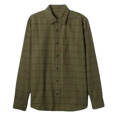 GAP V-LS STANDARD FLANNEL Pánská košile, khaki, velikost