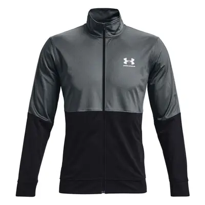 Under Armour PIQUE Pánská tréninková mikina, tmavě šedá, velikost