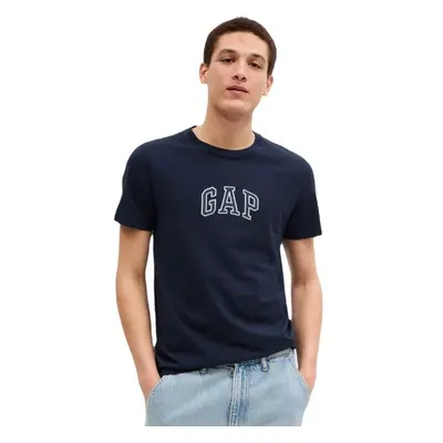 GAP LOGO Pánské tričko, tmavě modrá, velikost