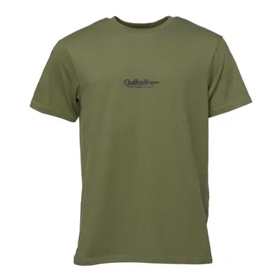 Quiksilver SIMPLE LETTRING SS Pánské triko, khaki, velikost