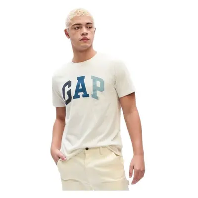 GAP V-MULTI COLOR LOGO Pánské tričko, bílá, velikost