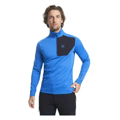 TENSON TXLITE HALF ZIP Pánská mikina, modrá, velikost