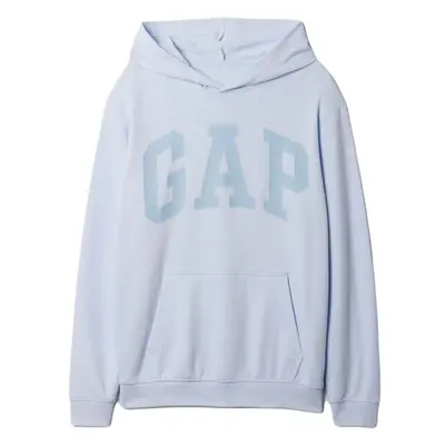 GAP LARGE TONAL LOGO Pánská mikina, světle modrá, velikost