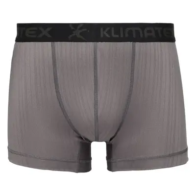 Klimatex RUNE Pánské funkční boxerky, šedá, velikost