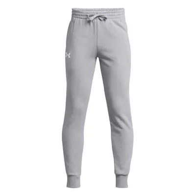 Under Armour RIVAL FLEECE JOGGERS Chlapecké tepláky, šedá, velikost