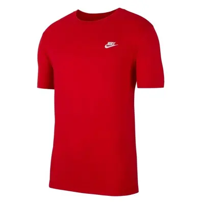 Nike SPORTSWEAR CLUB Pánské tričko, červená, velikost