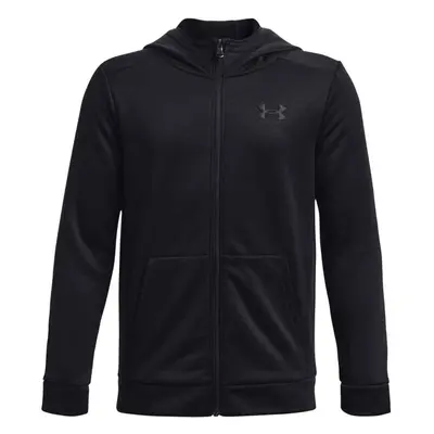 Under Armour ARMOUR FLEECE Chlapecká mikina, černá, velikost