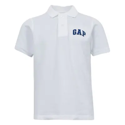 GAP LOGO POLO Dětské tričko, bílá, velikost