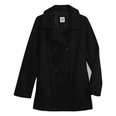 GAP V-PEACOAT Dívčí kabát, černá, velikost