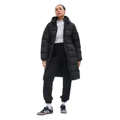 GAP LONG PUFFER COAT Dámský prošívaný kabát, černá, velikost