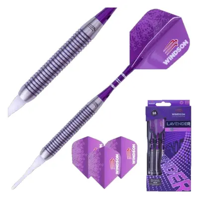 Windson LAVENDER 14G Set šipek s mosaznými barely a plastovými hroty, fialová, velikost