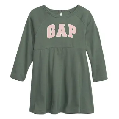 GAP BABY Dívčí šaty, khaki, velikost