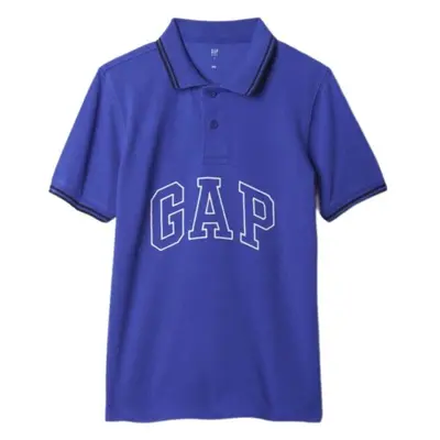 GAP FRAN LOGO POLO Dětské tričko, modrá, velikost