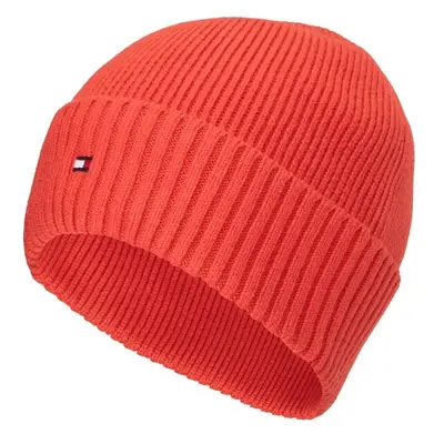 Tommy Hilfiger PIMA COTTON BEANIE Pánská zimní čepice, červená, velikost