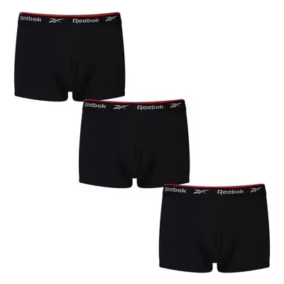 Reebok TRUNK REDGRAVE 3PK Pánské boxerky, černá, velikost